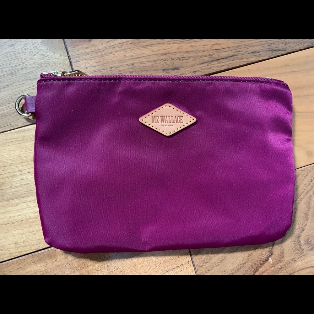 MZ Wallace pouch - wine color
